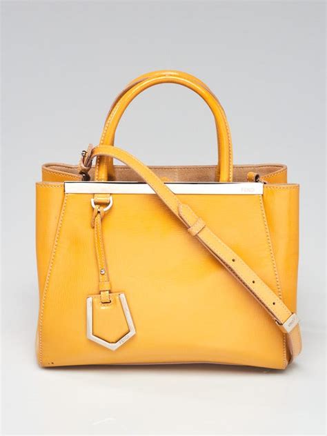 fendi petite 2jours yellow|Fendi 2Jours Petit Shopping Tote Bag, Yellow .